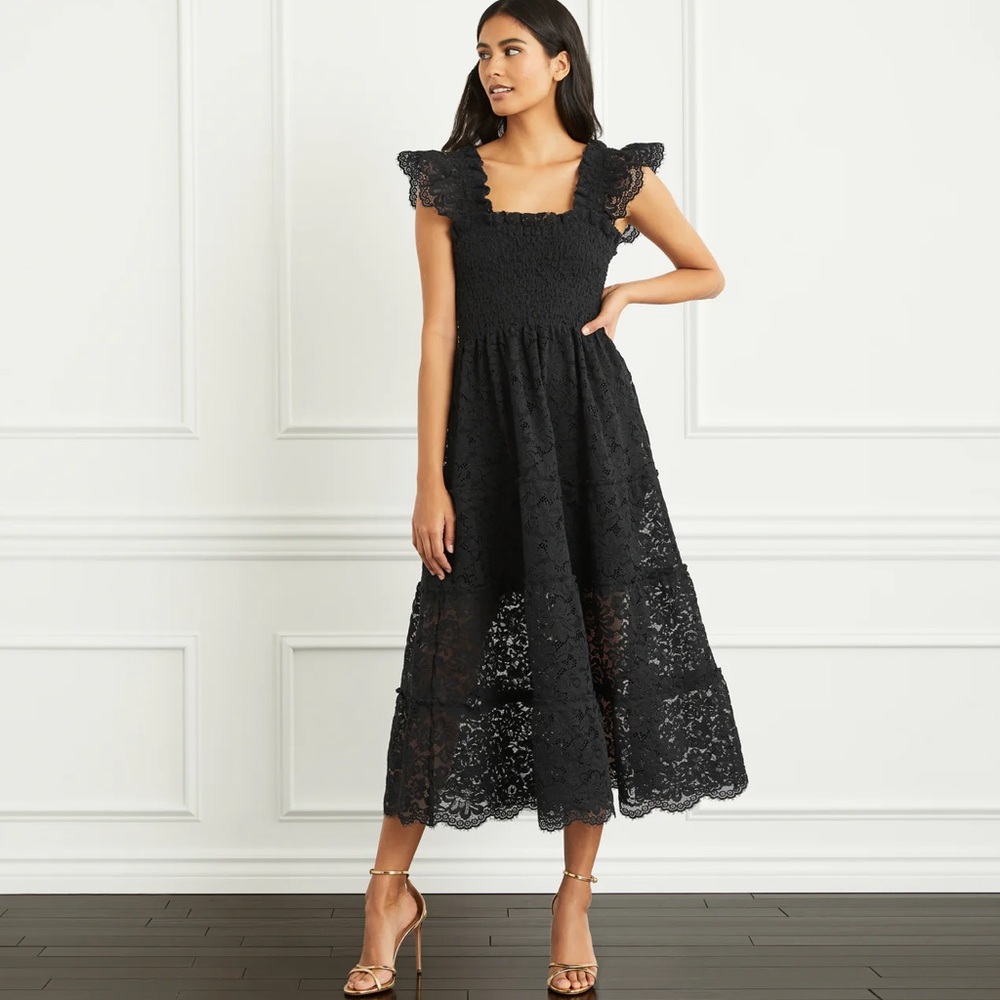 Hill House Ellie Nap Dress - Black Lace - Collector’s Edition, Size Small